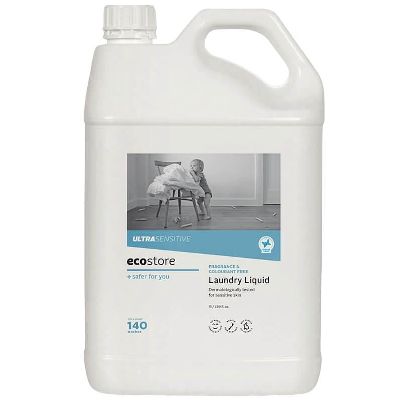 Ecostore Ultra Sensitive Fragrance & Colorant Free Laundry Liquid 5L