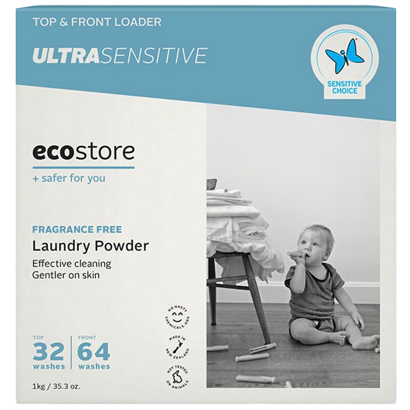 Ecostore 超敏感無香洗衣粉 1公斤