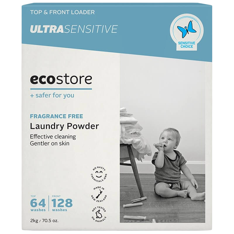Ecostore 超敏感無香洗衣粉 2公斤
