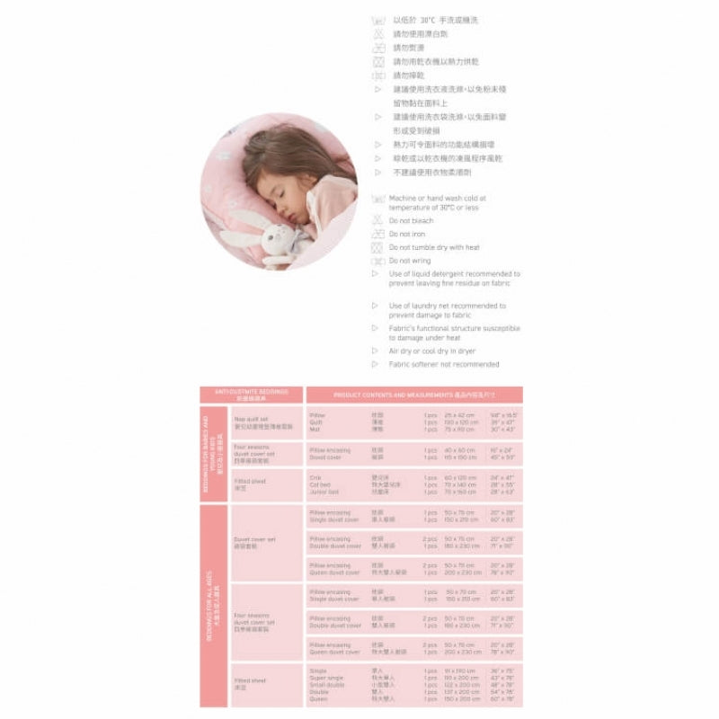 Jadaloo Anti-Dustmite Ultra Soft Crib Fitted Sheet 120x60cm - Blue Triangles