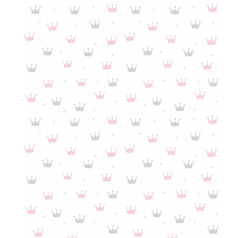 Jadaloo Anti-Dustmite Ultra Soft Crib Fitted Sheet 120x60cm - Cutie Princess Tiara