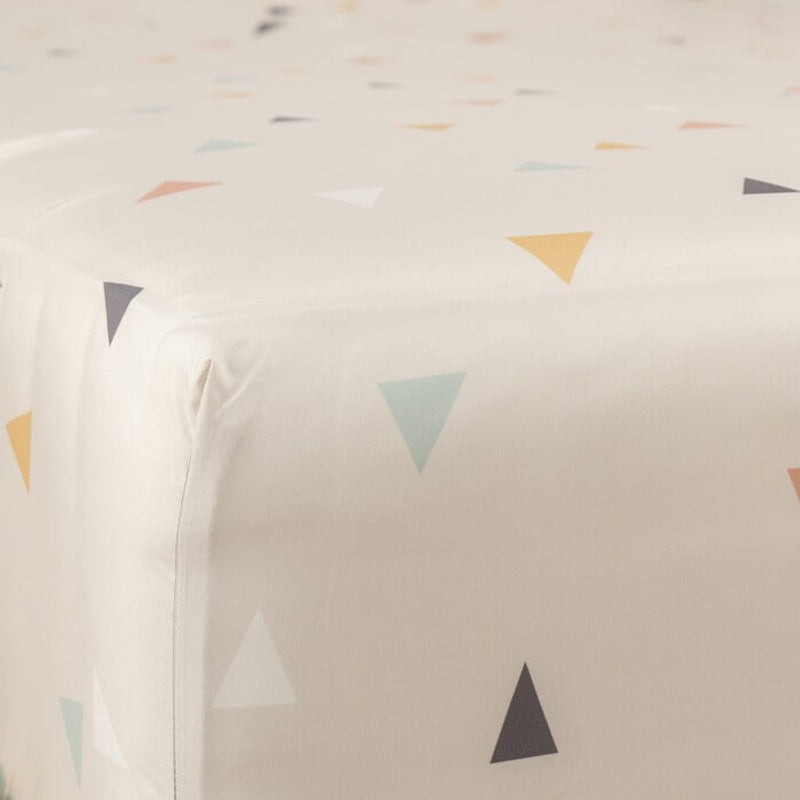 Jadaloo Anti-Dustmite Ultra Soft Single Bed Fitted Sheet 190x90cm - Juni Peach