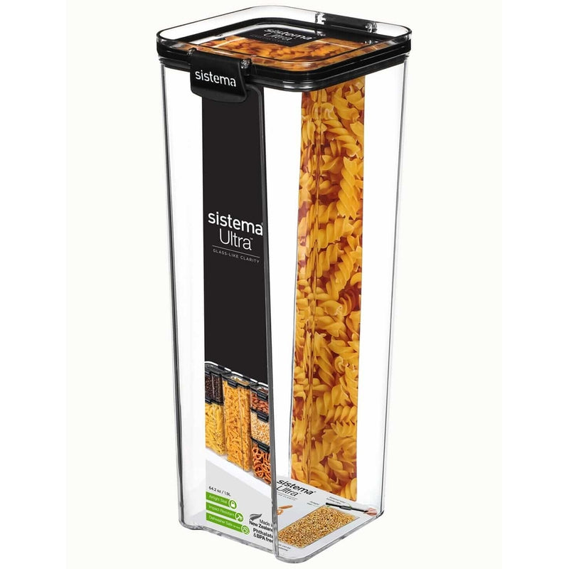 Sistema® Ultra™ Square (460ml, 700ml, 920ml, 1.3L, 1.9L, 1.4L, 2.75L, 4L)