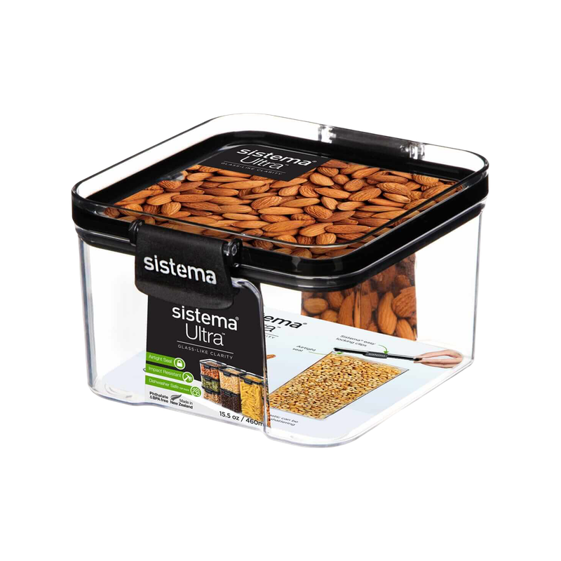 Sistema® Ultra™ Square (460ml, 700ml, 920ml, 1.3L, 1.9L, 1.4L, 2.75L, 4L)