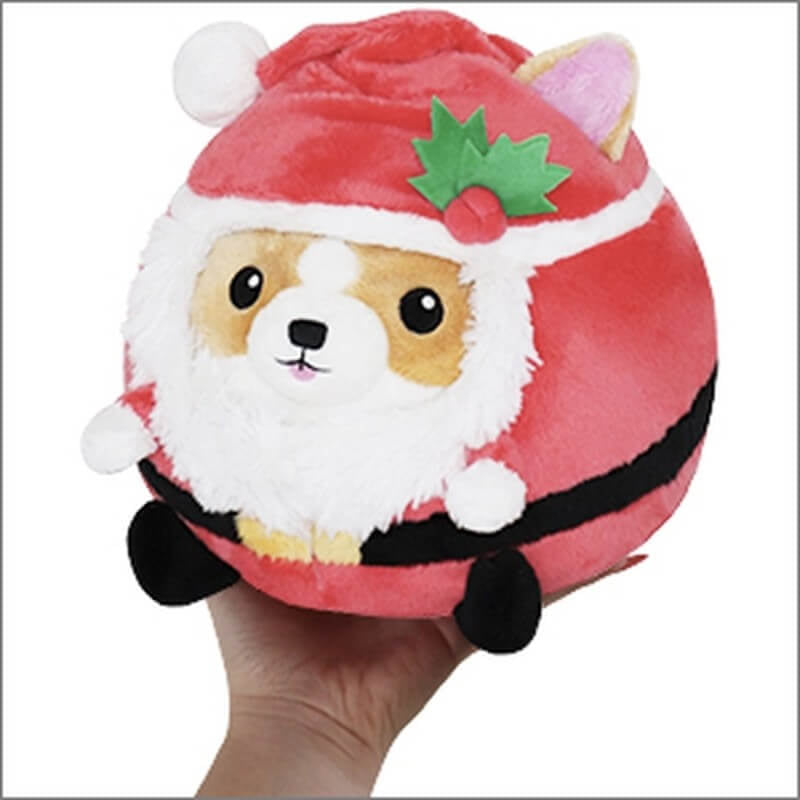 Squishable Undercover Corgi in Santa 7in