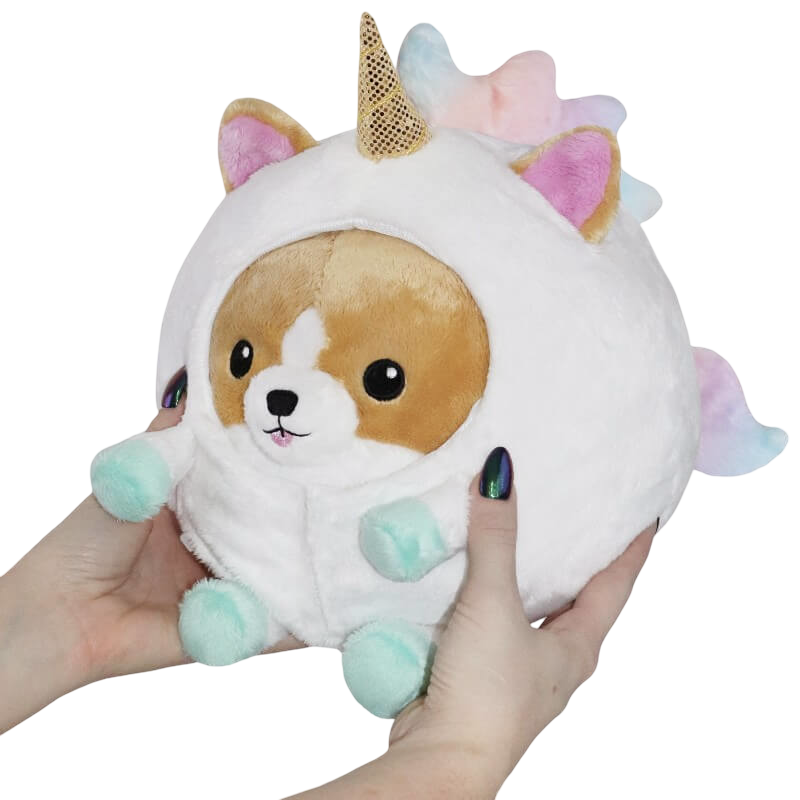 Squishable Undercover Corgi in Unicorn 7in