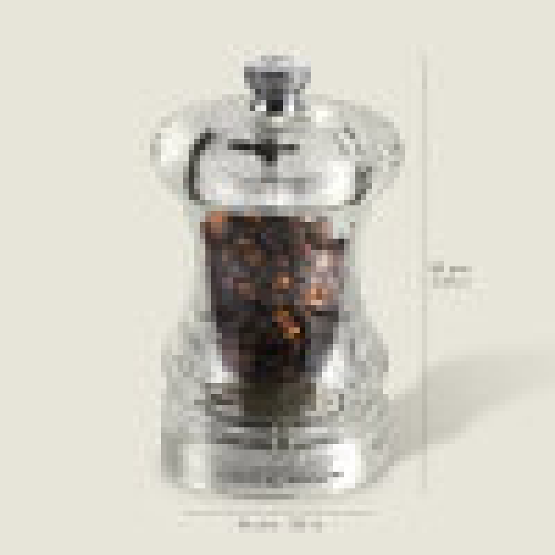 Cole & Mason 125 Capstan 85mm/ 3.25in Acrylic Pepper Mill