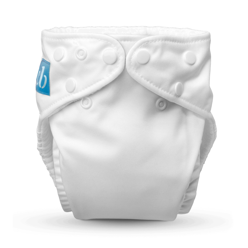 Charlie Banana 1 Pack - Reusable Cloth Diaper One Size - White Charlie Banana