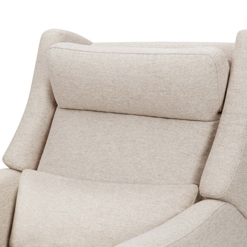 Babyletto Kiwi Plus 電動躺椅/旋轉搖椅,帶電動可調式頭枕和 USB 接口 - Performance Beach Eco-Weave 面料