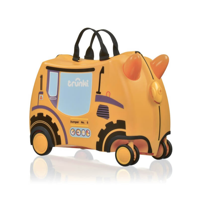 Trunki Glide Ride-on Luggage - Doug the Digger