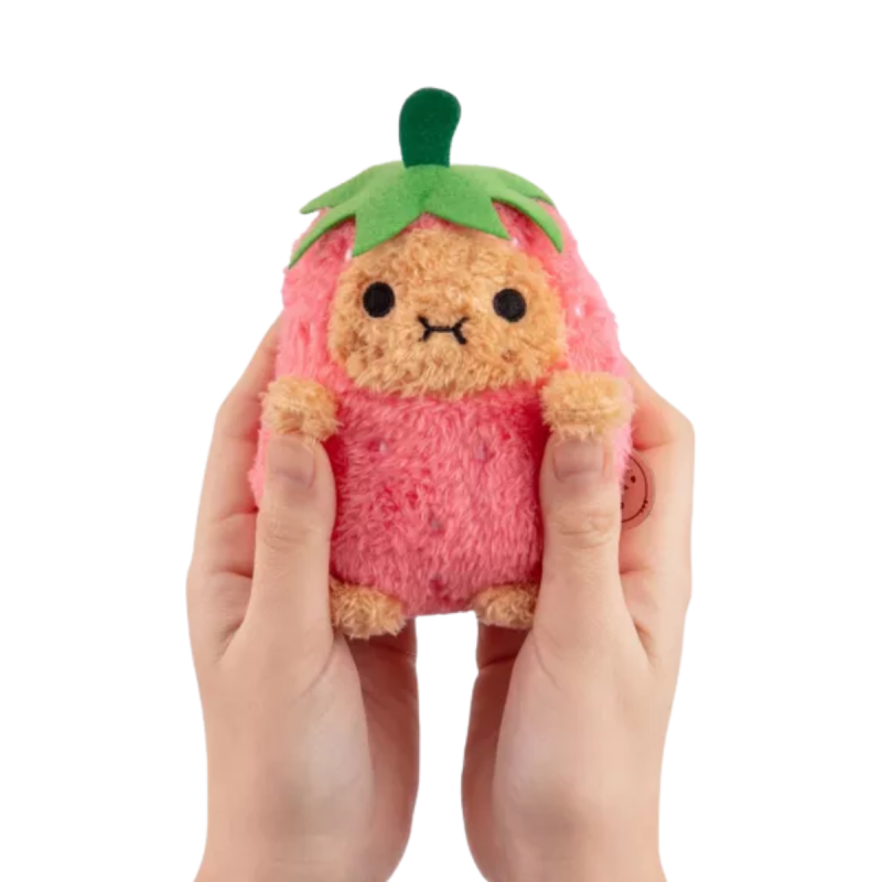 Noodoll Strawberry Ricespud Mini Sitting Plush Toy Noodoll