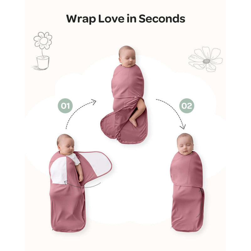 Momcozy Easy Swaddle Wrap - Bloom