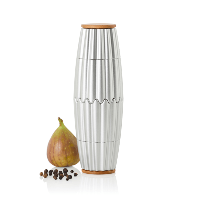 AdHoc Magnetic Pepper & Salt Mill Magtwo Silver