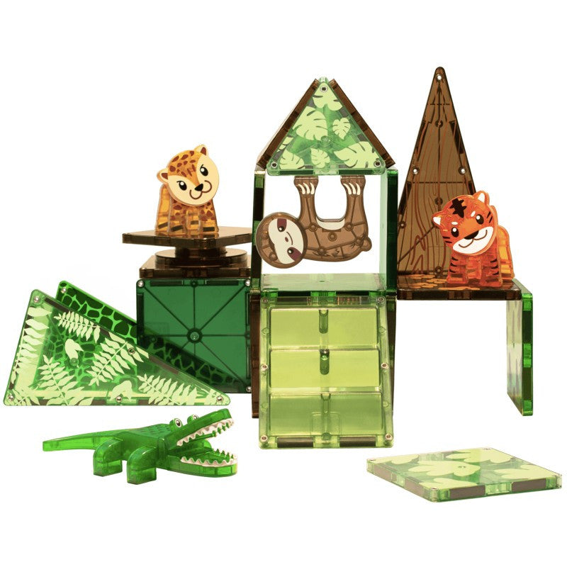 Magna-Tiles 叢林動物 25 片套裝