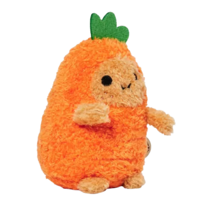 Noodoll Carrot Ricespud Mini Sitting Plush Toy