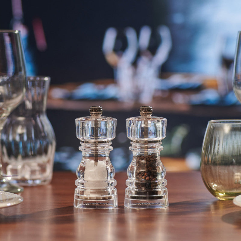 Cole & Mason London 130mm/ 5in Acrylic Salt and Pepper Set