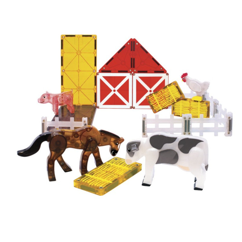 Magna-Tiles 農場動物 25 件套裝