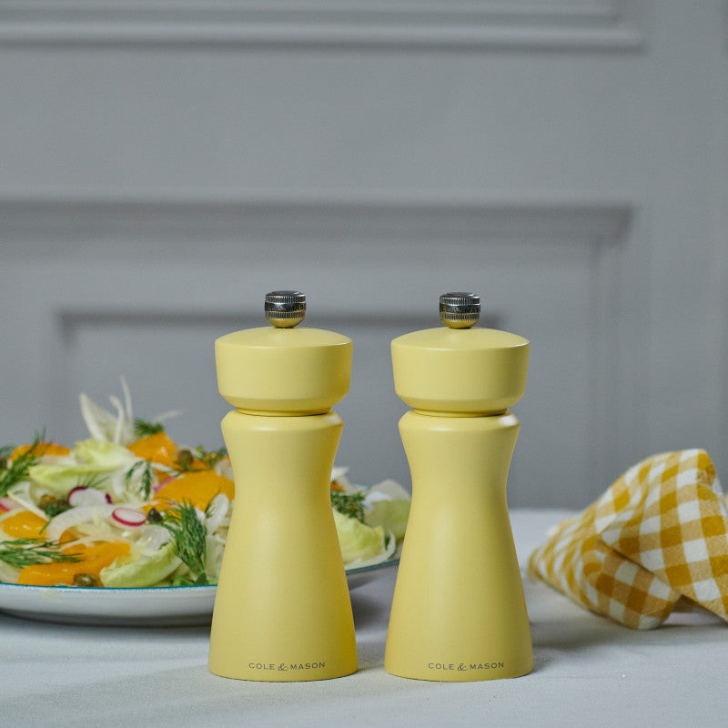 Cole & Mason Kenton 150mm/ 6in Turmeric Salt & Pepper Mill