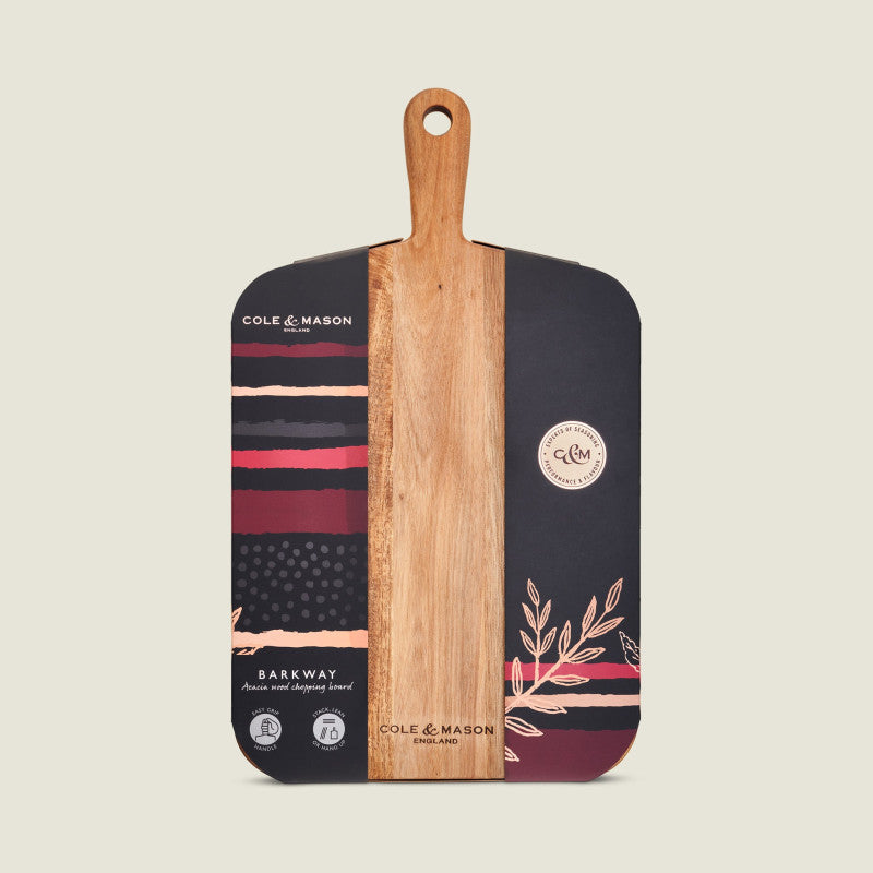 Cole & Mason Barkway Acacia Large Board W/Handle 52x32x2cm