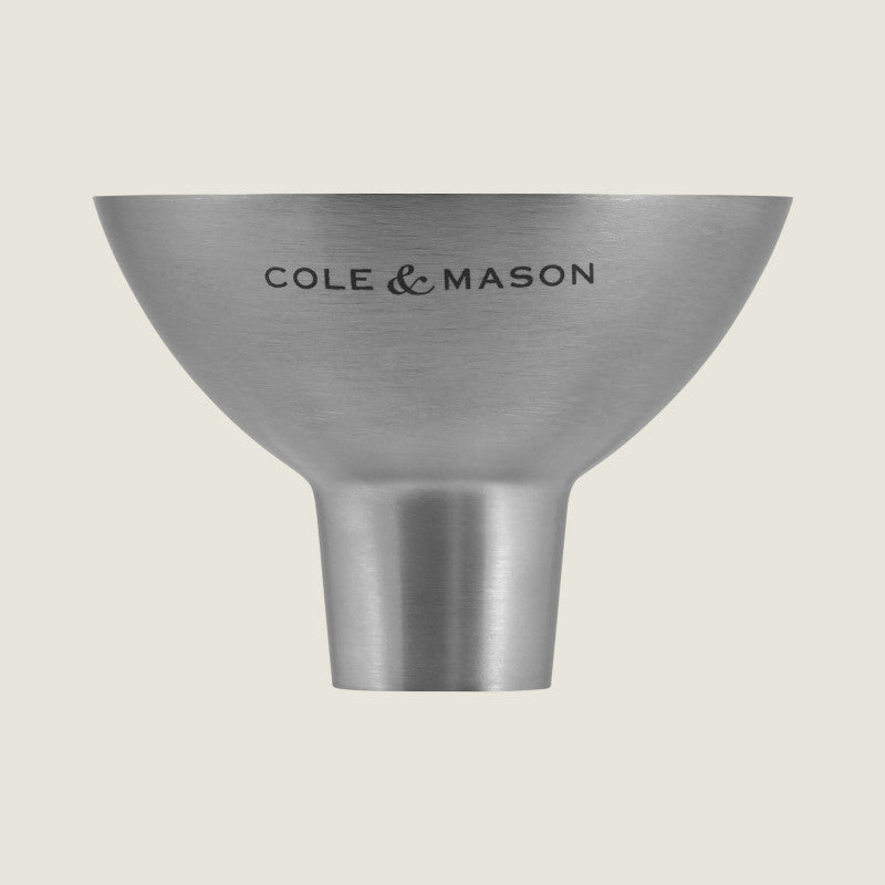 Cole & Mason Stainless Steel Funnel (W/Clip Strip)