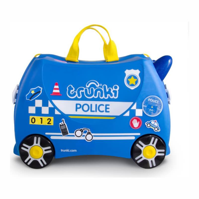Trunki 兒童騎乘式行李箱 - 警車