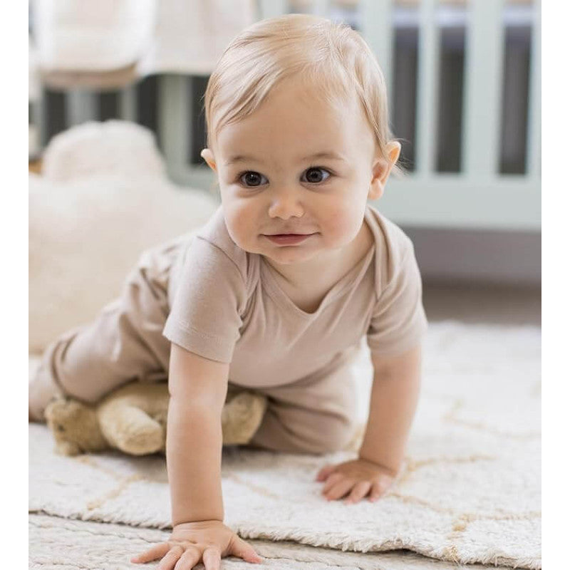 Burt's Bees Baby Bodysuit Pink Sand