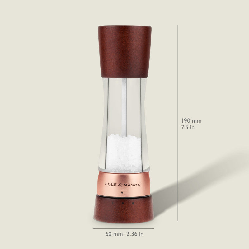 Cole & Mason Derwent 190mm/ 7.5in Chestnut Rose Gold Gift Set