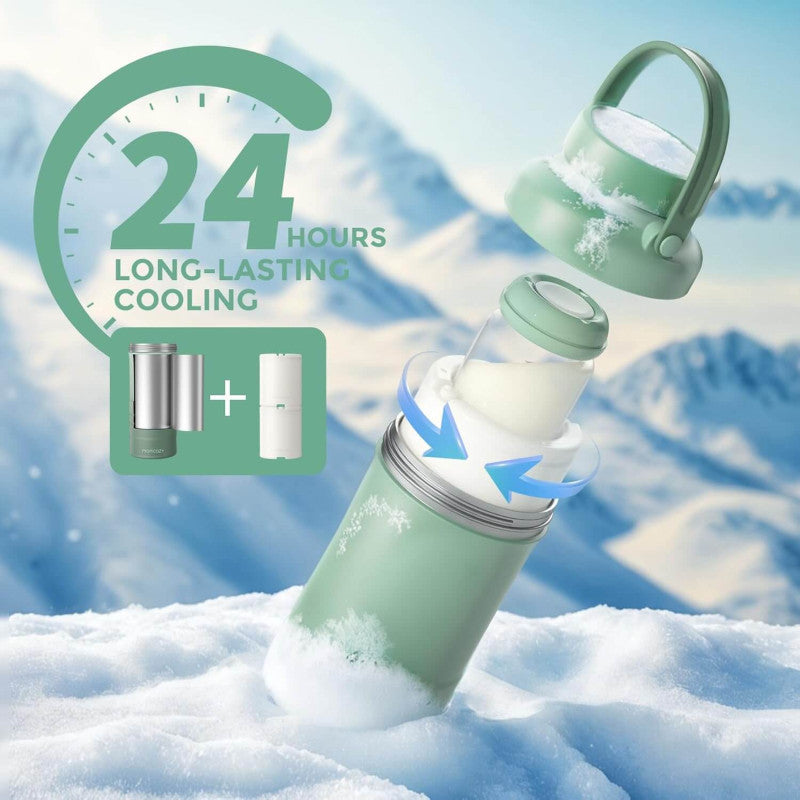 Momcozy Portable Breast Milk Cooler for Outdoor - Green - 22oz