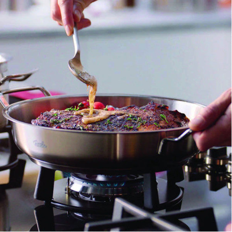 Fissler Original-Profi Stainless Steel Serving Pan W/Lid