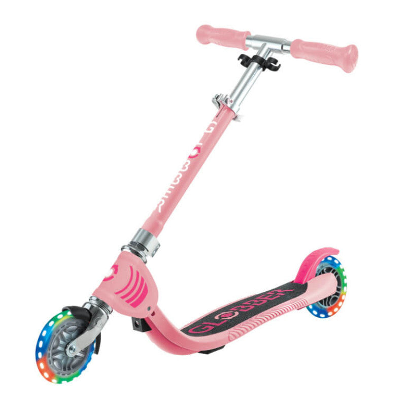 Globber Flow Foldable Junior Lights - Pastel Pink