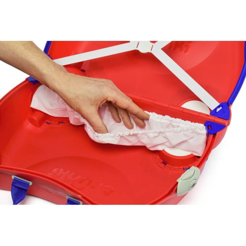 Trunki Glide Ride-on Luggage - Frank the Firetruck