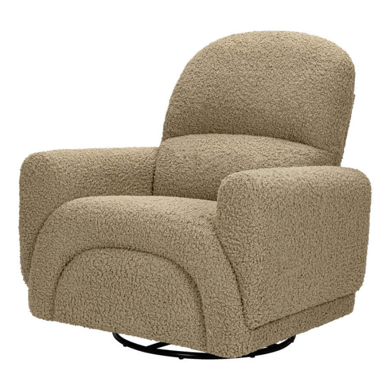 Babyletto Rainbow Recliner and Swivel Glider - Latte Teddy Loop Babyletto