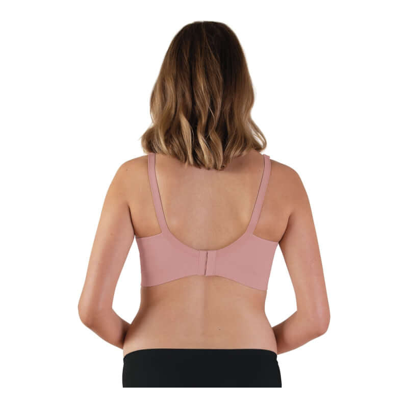 Bravado Designs Body Silk 無縫可持續哺乳胸罩 - 淡粉紅色牡丹