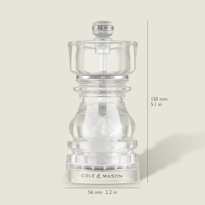 Cole & Mason London 130mm/ 5in Acrylic Salt and Pepper Set