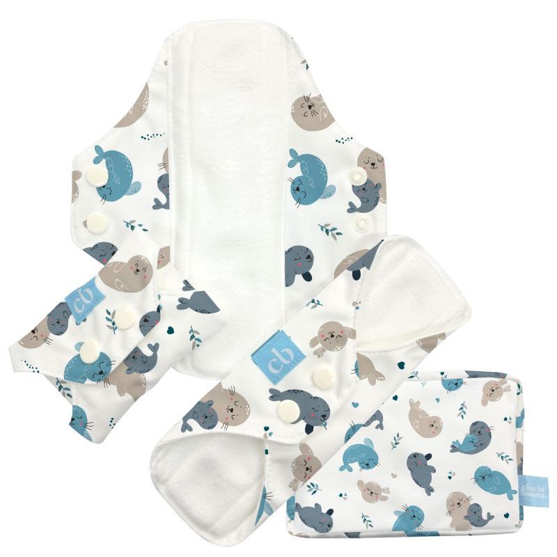 Charlie Banana 3 Feminine Pads Super Seally