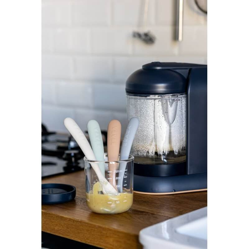 Beaba 1st Stage Silicone Spoons 4 Pack Beaba