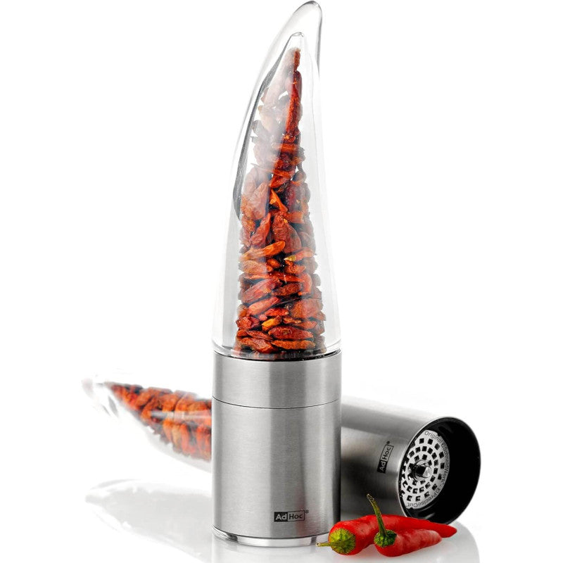 AdHoc Chilli Cutter Pepe Grinder Silver