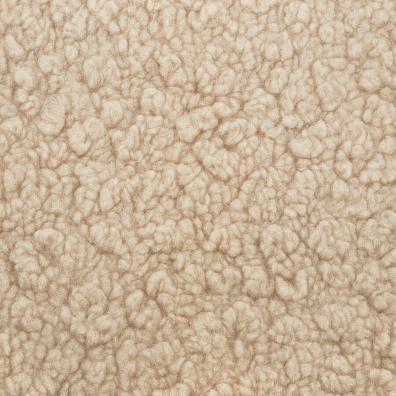 Babyletto Cali Pillowback Swivel Glider - Chai Shearling with Dark Wood Base