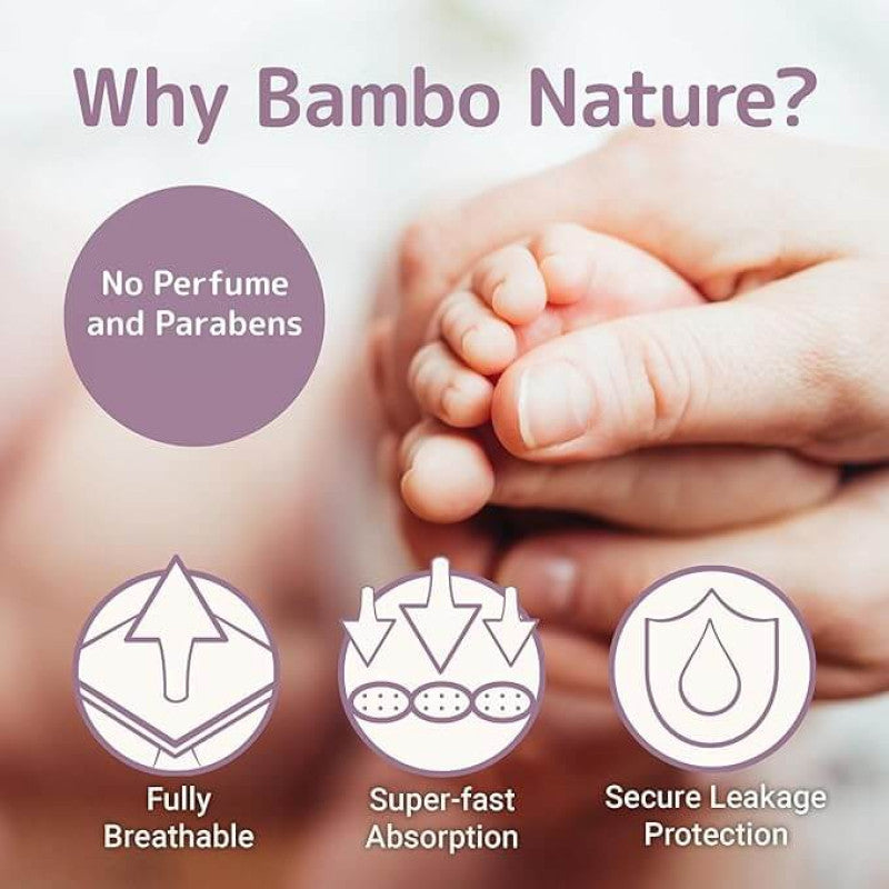 Bambo Nature Premium Baby Diapers - Size 1 (2-4kg) 36s