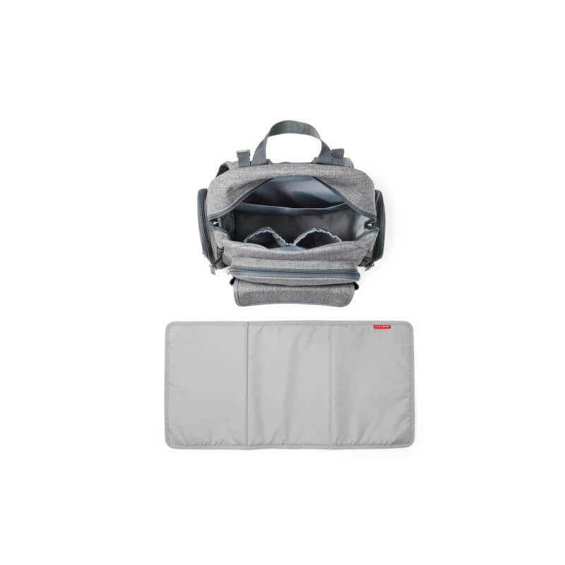 Skip Hop Luna Diaper Backpack - Heather Grey