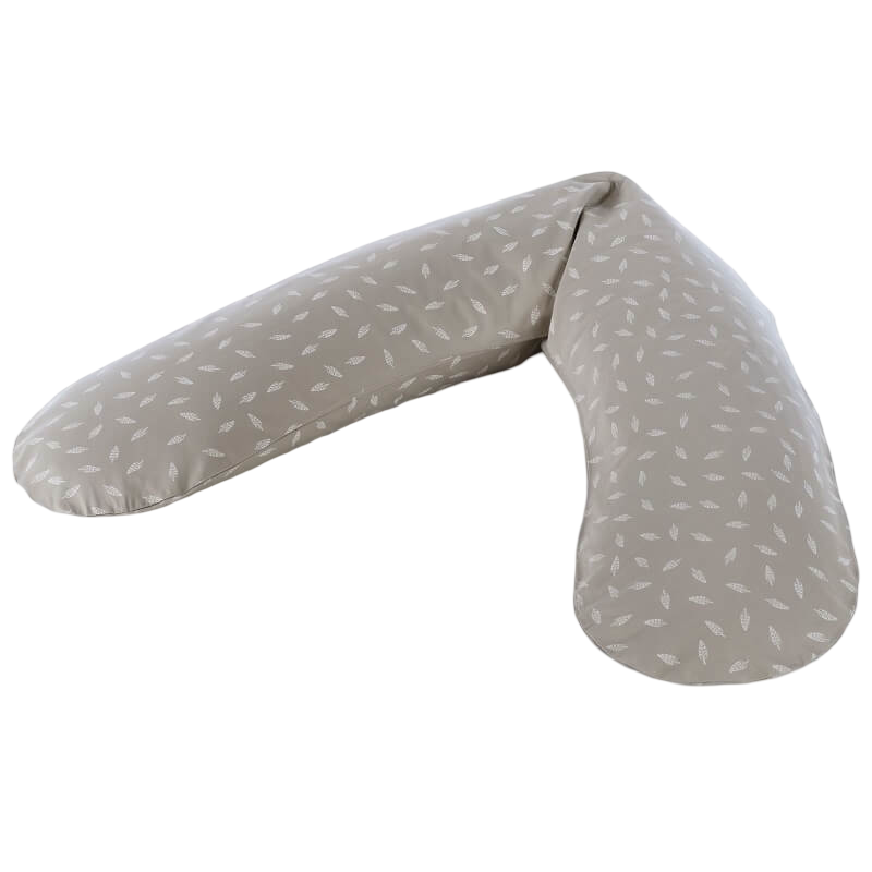 Theraline 原廠孕婦哺乳枕 - 舞葉灰褐色