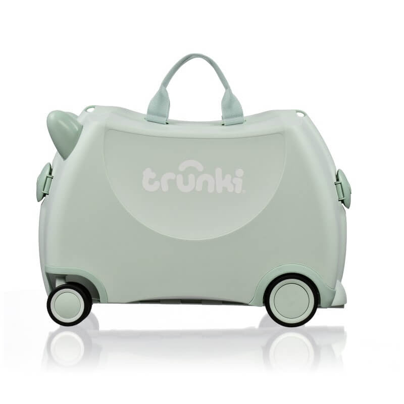 Trunki Glide Ride-on Luggage - Solid Green