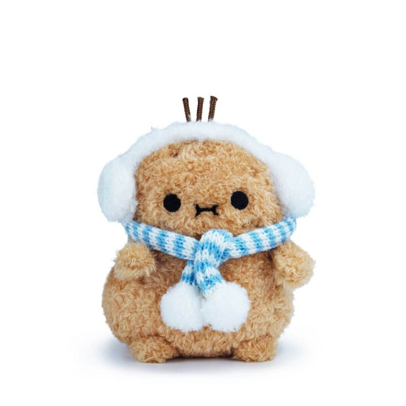 Noodoll Froty - 藍色圍巾 Ricespud 迷你坐姿毛絨玩具(限量版)