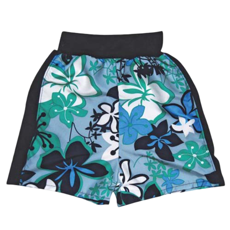 Splash About Board Shorts - Hibiscus Blue