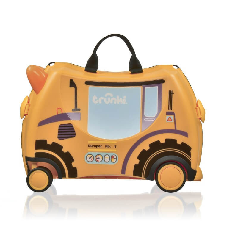 Trunki Glide Ride-on Luggage - Doug the Digger