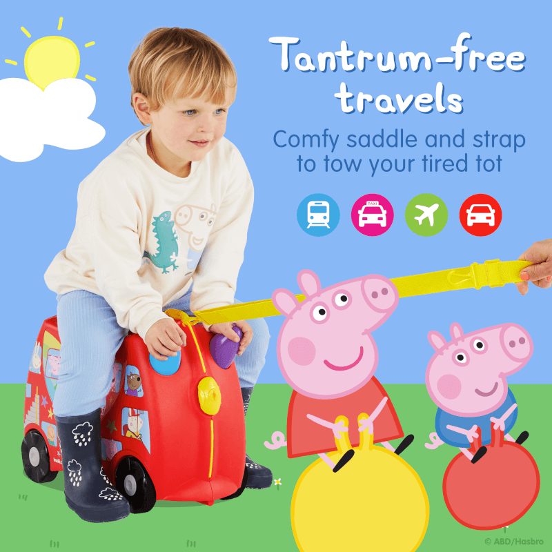 Trunki 兒童騎乘式行李箱 - 小豬佩奇