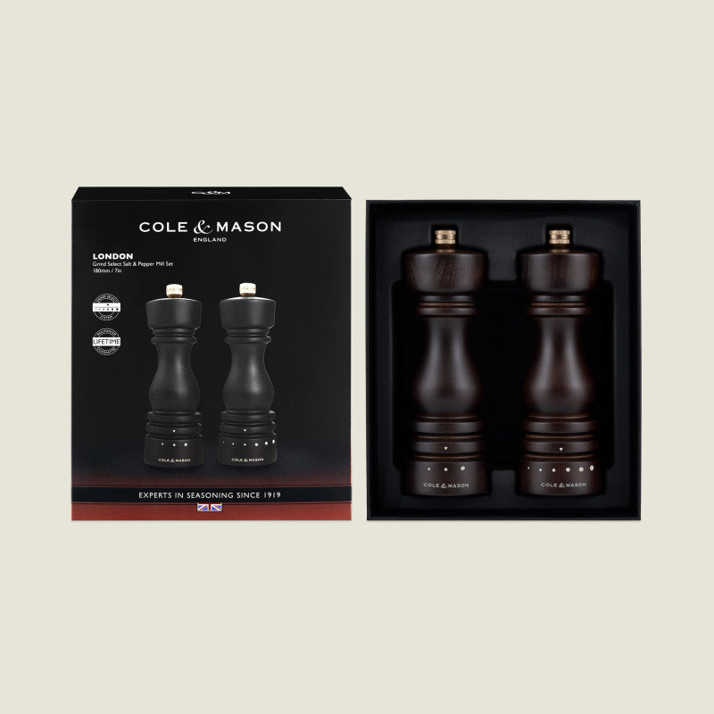 Cole & Mason London 180mm/ 7in Chocolate Grind Select Gift Set