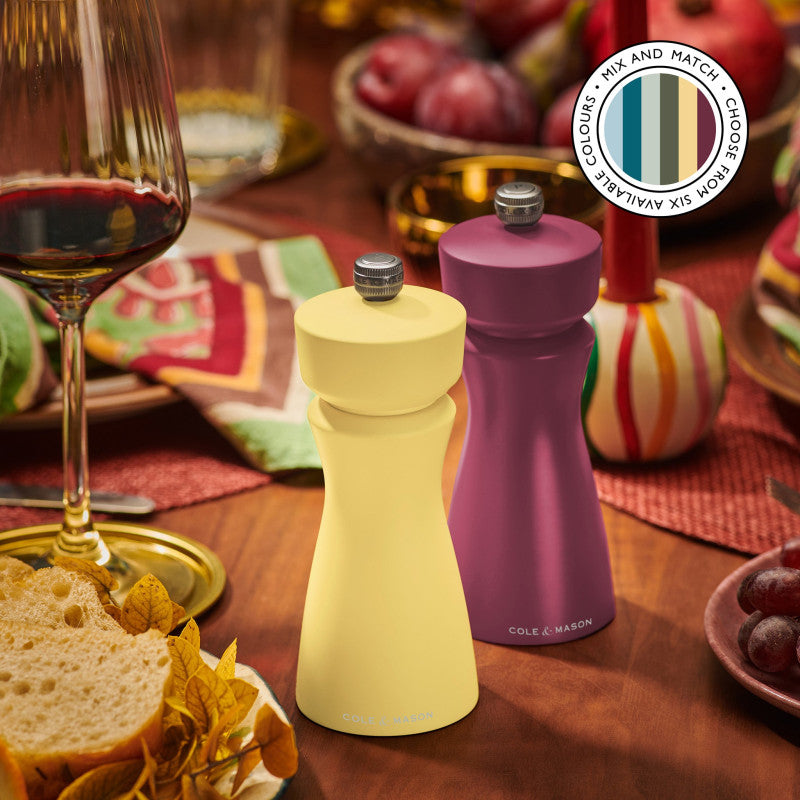 Cole & Mason Kenton 150mm/ 6in Turmeric Salt & Pepper Mill
