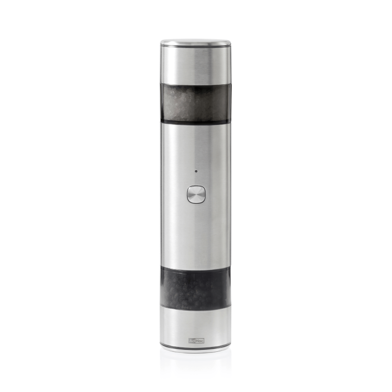 AdHoc Pepper/ Salt Double Mill Stainless Steel Black/Acrylic