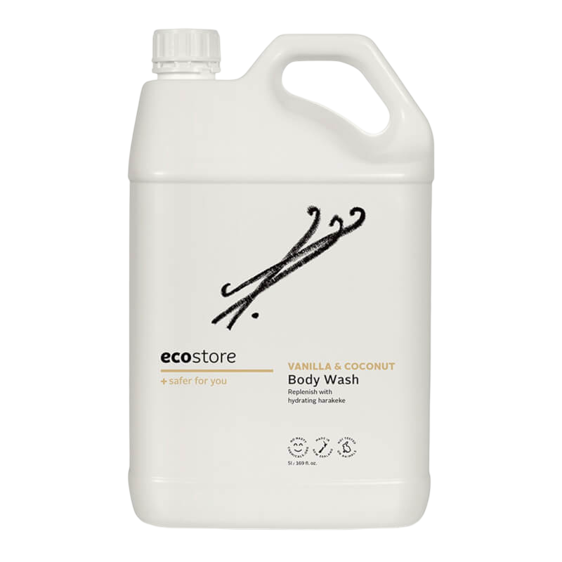 Ecostore Vanilla & Coconut Body Wash 5L